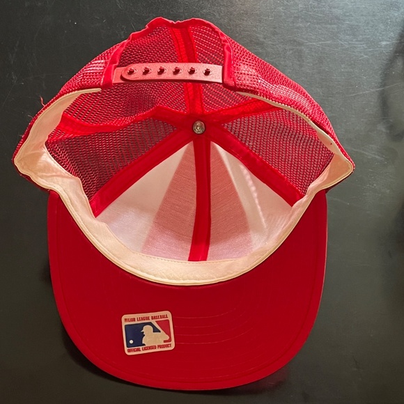 1985 World Series St Louis Cardinals MLB Baseball AJD Lucky Stripes Hat Vintage - Picture 5 of 7